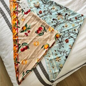 Floral and Fruit Patterned Head Scarves Anthropologie